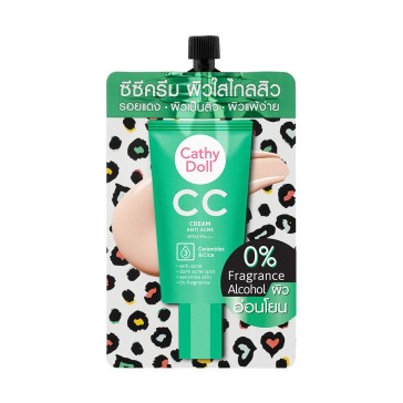 Матирующий CC крем для проблемной кожи с защитой от солнца SPF50+PA+++ от Cathy Doll CC cream Anti Acne SPF50+PA+++ 7 гр