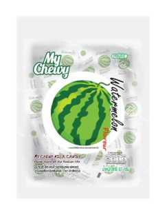 Жевательные молочные конфеты «Арбуз» My Chewy, Milk Candy Watermelon Flavour, 67 гр