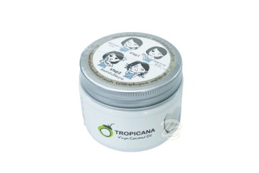 Универсальный кокосовый скраб для лица и тела от Tropicana, Desiccated Coconut Oil Scrub, 120 гр