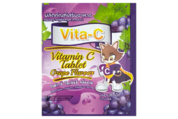 Витамин С для детей со вкусом винограда от VITA-C VITAMIN C GRAPE FLAVOR 25 MG. 30 TABLETS