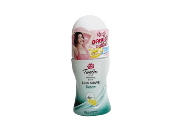 Шариковый дезодорант Twelve  для замедления роста волос и отбеливания подмышек Less Shave Renew 25 мл