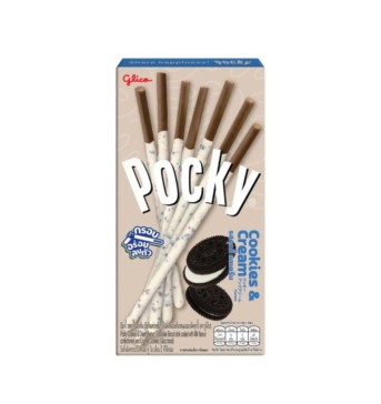 Печенье - палочки покки со Сливочной Глазурью с кусочками Печенья Pocky Glico 41гр