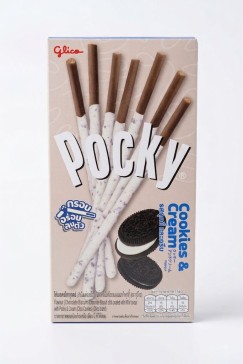 Печенье - палочки покки со Сливочной Глазурью с кусочками Печенья Pocky Glico 41гр