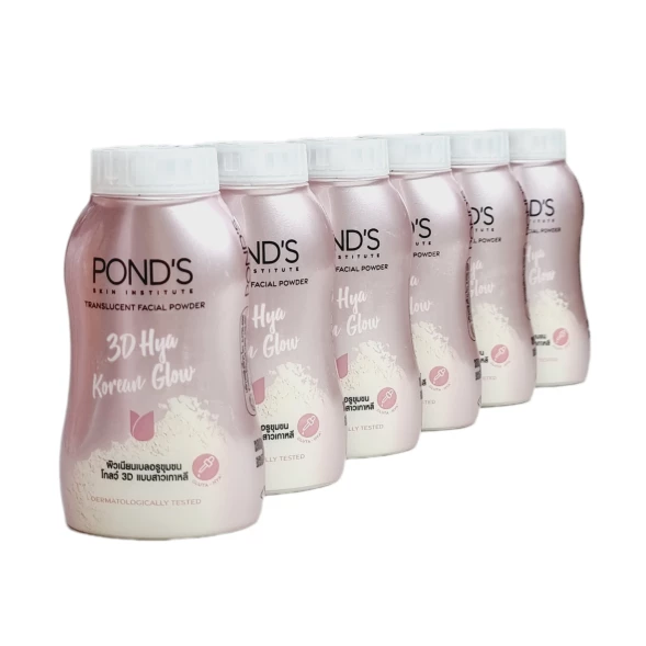 (УПАКОВКА 6 ШТ) Пудра пондс Pond&amp;#039;s 3D Hya Korean Glow Translucent Powder 45g