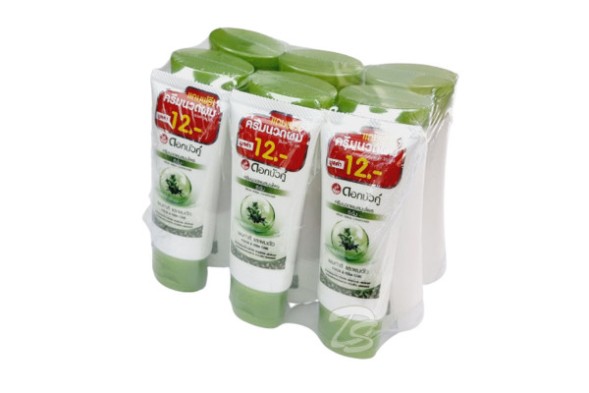 (УПАКОВКА 6 НАБОРОВ)  Шампунь и кондиционер  для волос с природными экстрактами и сывороткой от Dok Bua KuTwin Lotus Serum Herbal Shampoo 80ml+Conditioner 30ml