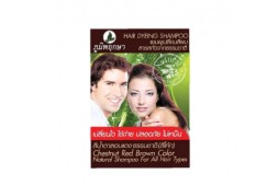 Оттеночный шампунь POOMPUKSA (цвет - красно-каштановый) 25 мл