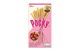 Печенье - палочки покки со вкусом Клубники Pocky Glico 43гр