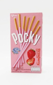 Печенье - палочки покки со вкусом Клубники Pocky Glico 43гр