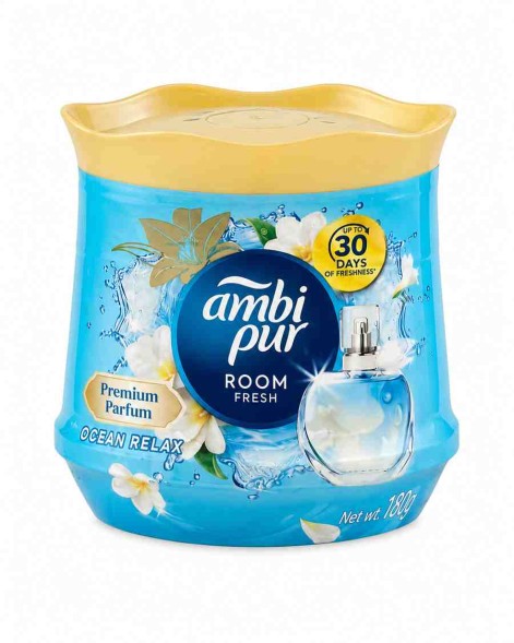 Ambi Pur Room Fresh гель-освежитель воздуха Ocean Relax, аромат океан, 180 г, до 30 дней