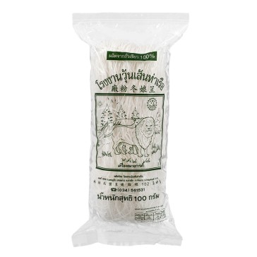 Тонкая стеклянная лапша (фунчоза) из бобов, Vermicelli Factory Tha Ruea, 50 гр
