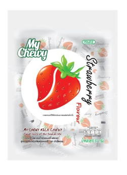 Жевательные молочные конфеты «Клубника» My Chewy, Milk Candy Strawberry Flavour, 67 гр