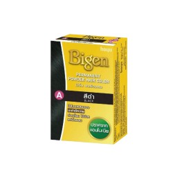 Краска для волос без аммиака и перекиси Bigen А Black цвет А Черный 6гр