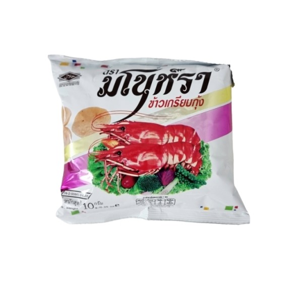 Креветочные чипсы Manorah 10 гр за 1 бат
