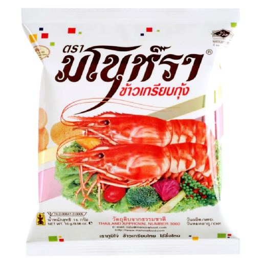 Креветочные чипсы Manorah 10 гр за 1 бат