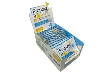 (УПАКОВКА 15 шт) Леденцы с экстрактом прополиса от кашля и для облегчения боли в горле от Propoliz Mixs Lozenge 15 пакетиков по 15 шт
