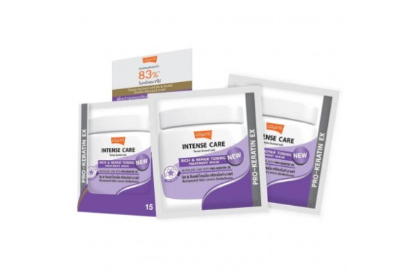 (УПАКОВКА 10 ШТ) Маска для ухода и восстановления с интенсивным тонирующим эффектом от Lolane Intense Care Rich &amp;amp; Repair Toning Treatment Mask 15g