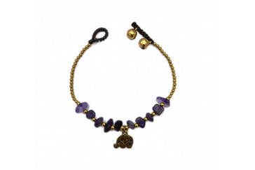 Браслет ручной работы с кулоном в виде слона #2 Handmade Bracelet with Elephant pendant style #2