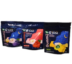 HandyHerb G’nite Gummies – набор из 3 вкусов (по 1 пакетику каждого), всего 12 мармеладок – для сна, кожи и волос