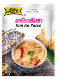 Паста Том Кха для тайского кокосового супа от Lobo, Tom Ka Paste, 50 гр