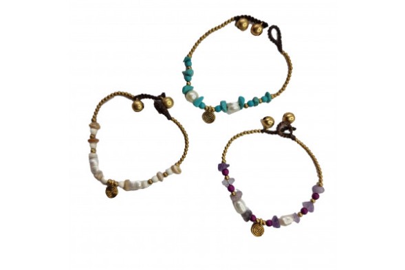 Браслет ручной работы с кулоном в виде слона #3 Handmade Bracelet with Elephant pendant style #3