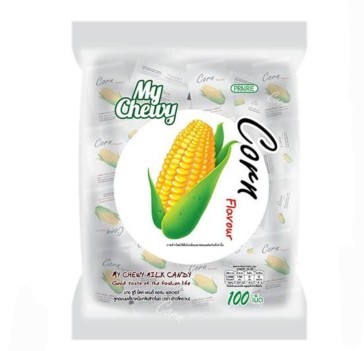 Жевательные молочные конфеты &amp;quot;Кукуруза&amp;quot; My Chewy (100 шт) 360 гр