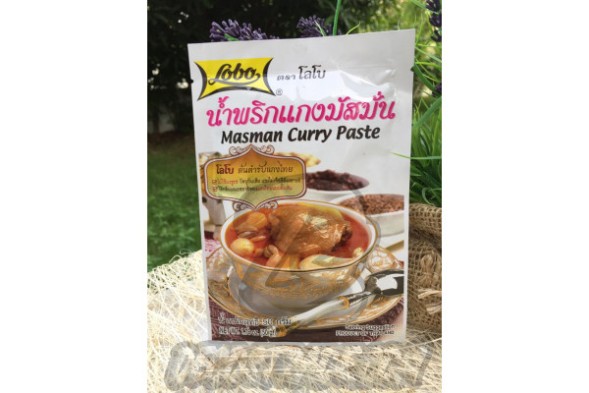 Массаман (ближневосточная) паста карри от Lobo, Masman Curry Paste, 50 гр