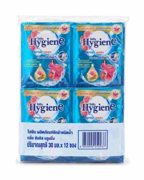 Hygiene Expert Wash концентрированный жидкий стиральный порошок, аромат Sunkiss Blooming, 30 мл × 12 саше (360 мл)