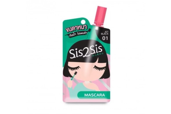 Тушь для ресниц SIS2SIS 01 Черный 2 мл