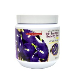 Маска для волос с анчаном Carebeau Hair Treatment Butterfly Pea 500 мл