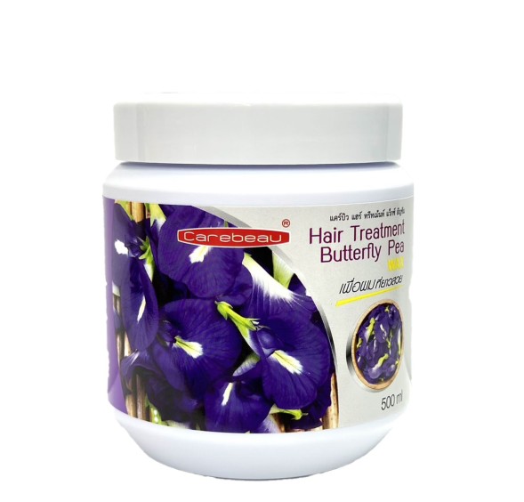 Маска для волос с анчаном Carebeau Hair Treatment Butterfly Pea 500 мл