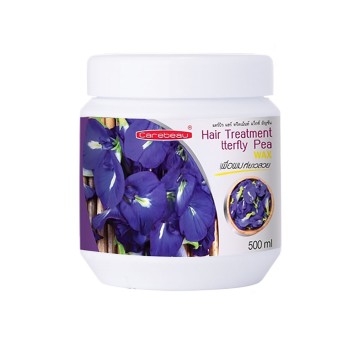 Маска для волос с анчаном Carebeau Hair Treatment Butterfly Pea 500 мл