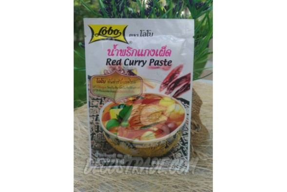 Красная паста карри от Lobo, Red Curry Paste, 50 гр