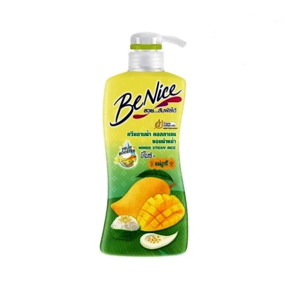 Гель для душа BeNice Mango Sticky Rice с ароматом манго и кокосового риса, 400 мл