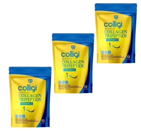 Морской Коллаген Трипептид Colligi 100 г × 3 пакета