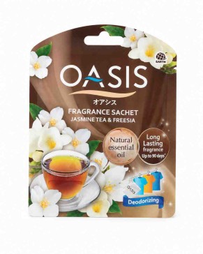 Oasis Fragrance Sachet — ароматическое саше с запахом жасминового чая и фрезии, 20 г, до 90 дней, Earth Thailand