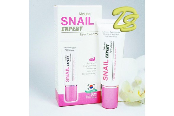 Крем для кожи вокруг глаз с экстрактом улиточной слизи от Mistine, Snail Expert Eye Cream, 10 гр