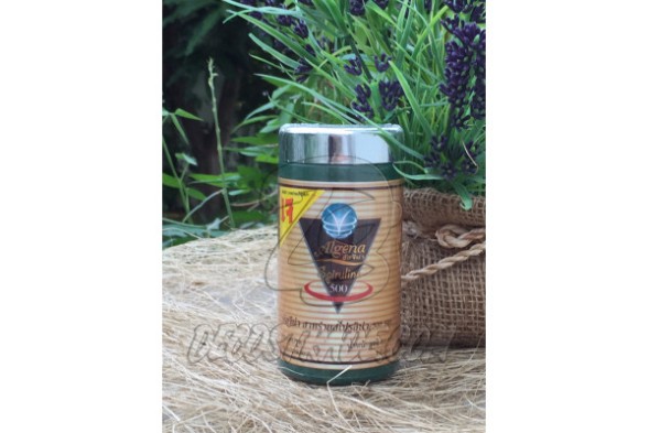 Спирулина в капсулах от Algena, Spirulina, 100 капсул по 500 мг