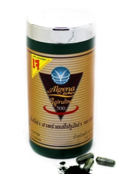 Спирулина в капсулах от Algena, Spirulina, 100 капсул по 500 мг