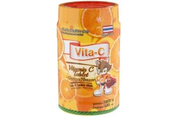 Витамин С для детей со вкусом апельсина от VITA-C 25 мг 1000 таблеток