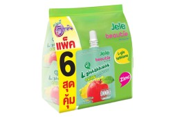 (УПАКОВКА 6 ШТ) Сок желе с L-глутатионом и цинком со вкусом фруктового микса от Jele Beautie L-glutathione and Zinc Mixed Fruit 140 гр*6 шт
