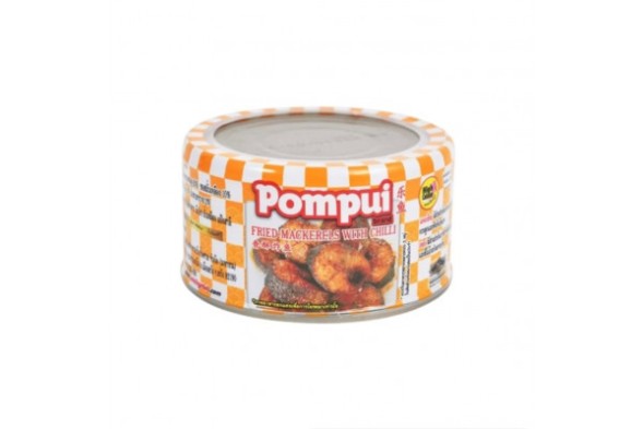 Рыбная консерва POMPUI Жареная Макрель с Чили 90 гр
