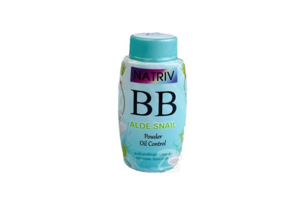 Осветляющая BB пудра «Алоэ и Улитка» контроль жирности от Natriv, BB Powder (Aloe Snail) Oil Control, 25 гр