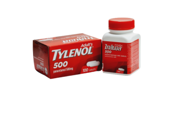 Тайленол Парацетамол (Tylenol Paracetamol) для взрослых 500 мг 100 шт