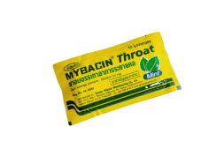Пастилки от боли в горле и кашля со вкусом мяты Mybacin Throat Mint 10 пастилок