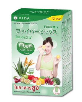 Клетчатка для снижения веса Vida Fiber Mix 12 пакетиков по 12 гр