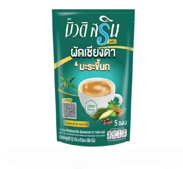 Растворимый кофейный напиток с момордикой, гимнемой и корицей Beauti Srin 12 г × 5 саше