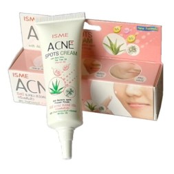 Крем против акне с  Алоэ и Маслом чайного дерева от Isme, Acne spots cream 10 гр