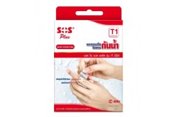 Водостойкий пластырь SOS Plus T1 2.5?5.6 см 10 шт