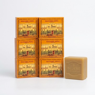 (УПАКОВКА 6 ШТ) Тайское мыло Madame Heng Dr. Jeng Formula HONEYSUCKLE BOTANICAL, набор 50 гр x 6 шт