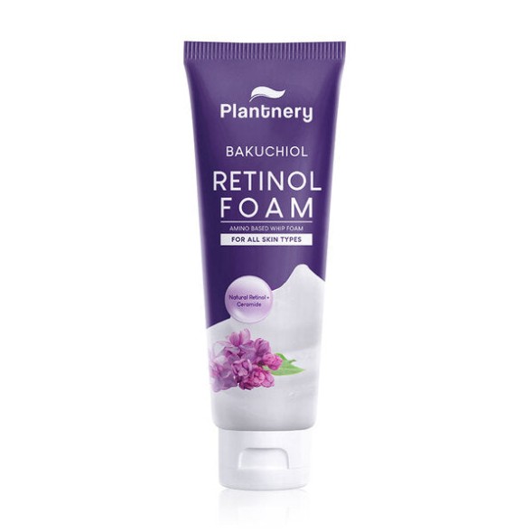 Антивозрастная пенка для умывания с бакучиолом и ретинолом  Plantnery Bakuchiol Retinol Foam 100 мл